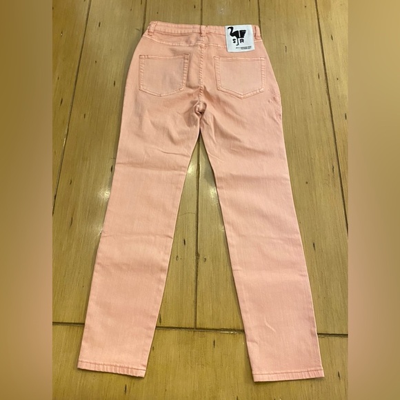 Free People Sandrine Rose Womens Embroidered Jeans Ankle New 29 virgin l… - Picture 13 of 15